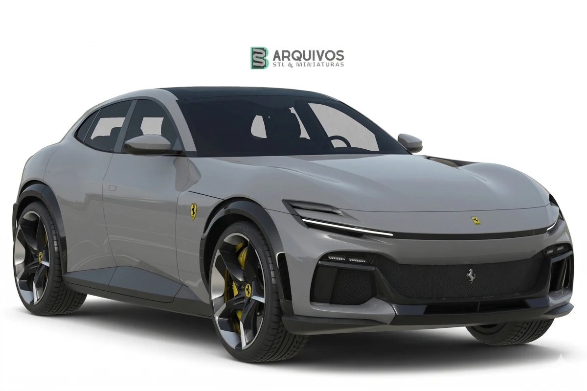Modelo 3D STL - Ferrari Purosangue — foto 2